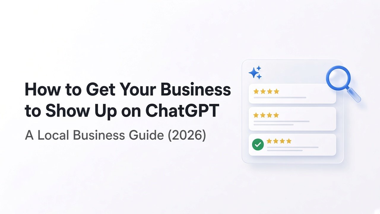How to get my business to show up on ChatGPT: AI skipped your business