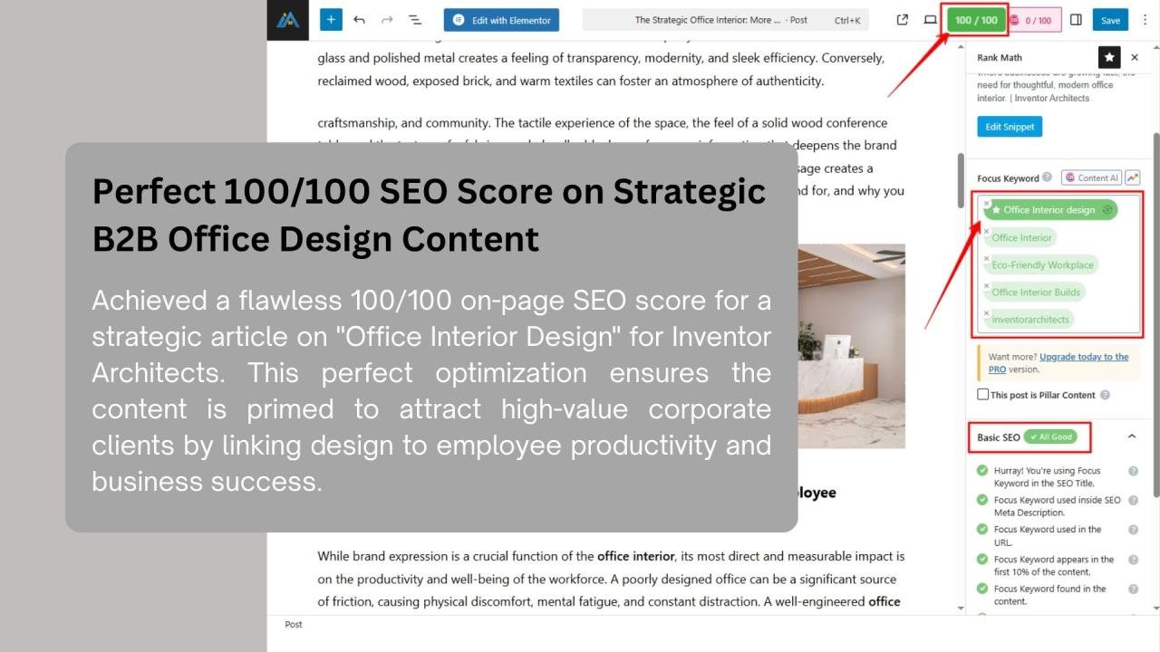 Complete SEO for in-art studio: Content Optimization Rank on Google — image 1